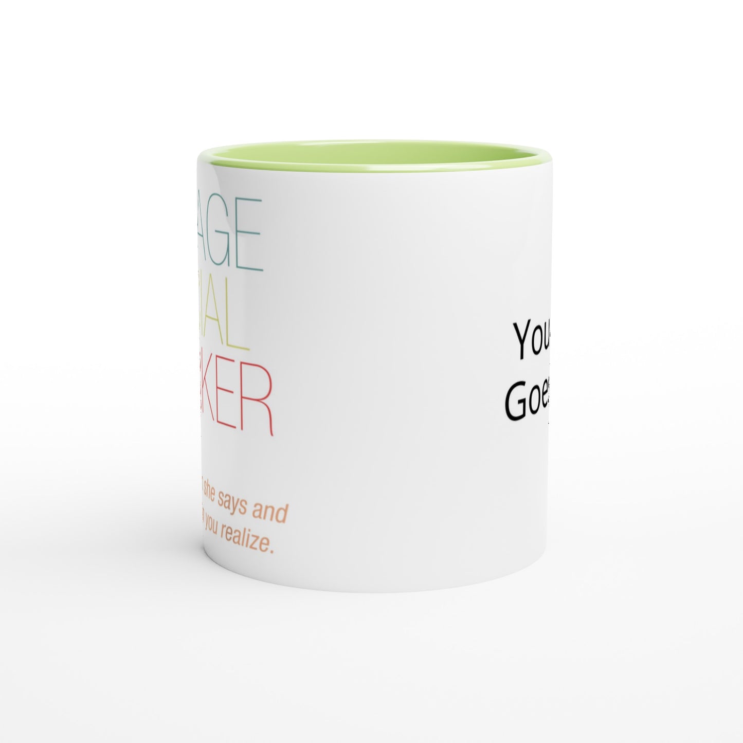 Vintage Social Worker Customizable Mug