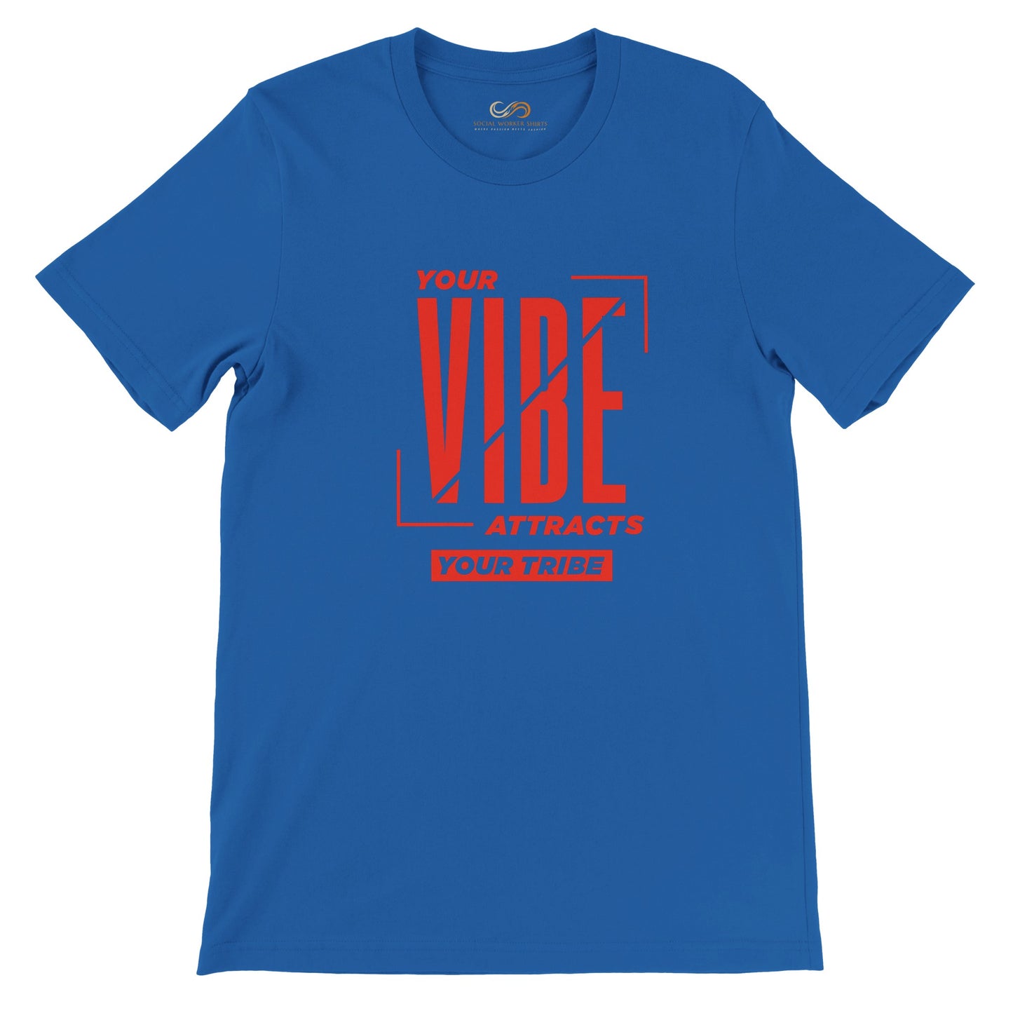 Your Vibe Attracts Your Tribe - Red Unisex T-Shirt