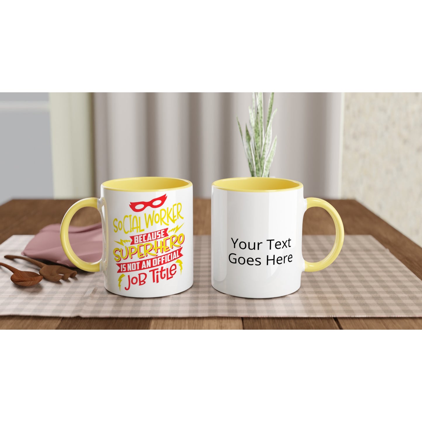 Super Social Worker Customizable Mug