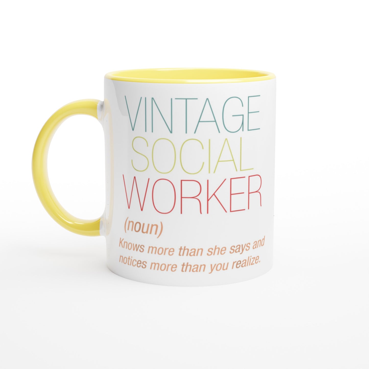 Vintage Social Worker Customizable Mug