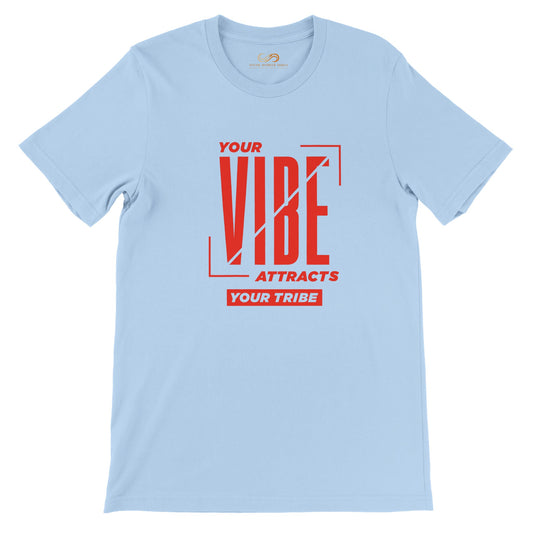 Your Vibe Attracts Your Tribe - Red Unisex T-Shirt