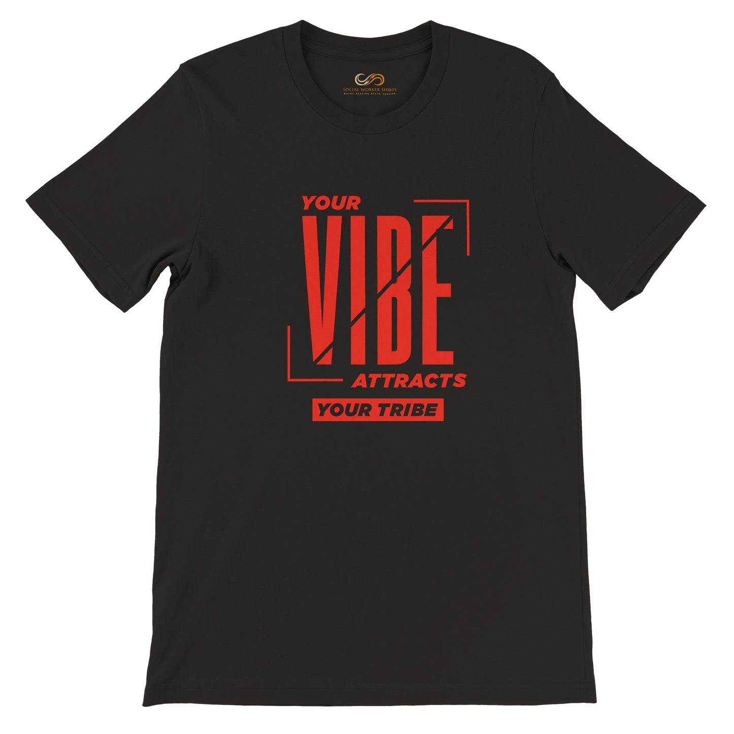 Your Vibe Attracts Your Tribe - Red Unisex T-Shirt