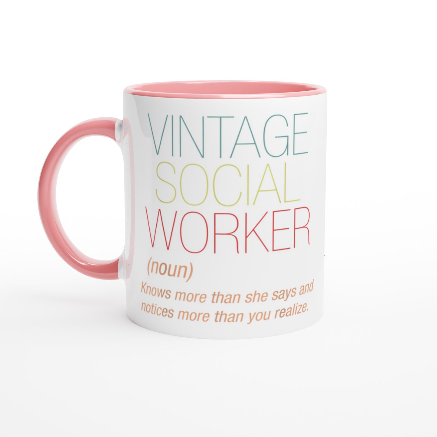 Vintage Social Worker Customizable Mug